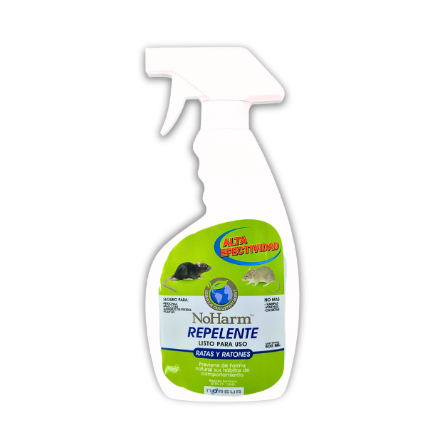 NOHARM REPELENTE PARA RATAS Y RATONES 500ML /20